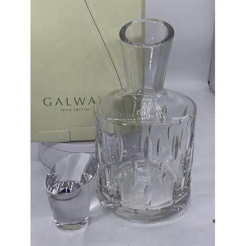 199 - BOXED GALWAY CRYSTAL DECANTER AND STOPPER