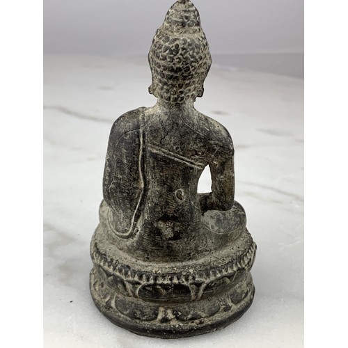 200 - A COLD CAST BRONZE BUDDHA 5” TALL