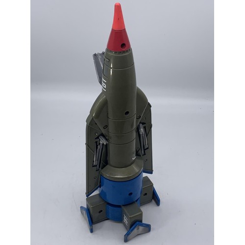 207 - VINTAGE THUNDER BIRDS ROCKET WITH SOUNDS IN P.W.O