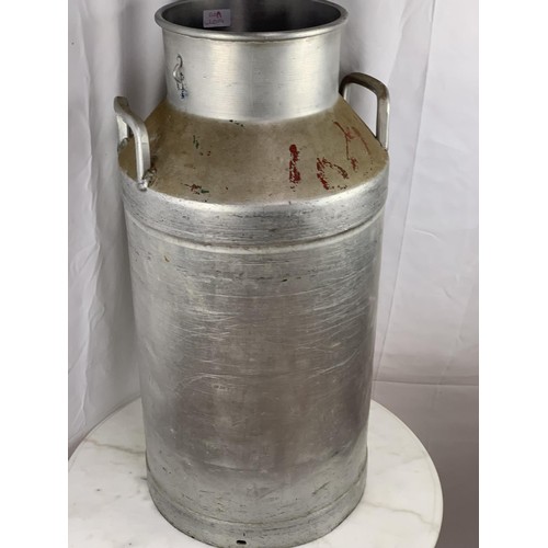 277 - 10 GALLON GALVANISHED MILK CHURN (NO LID)