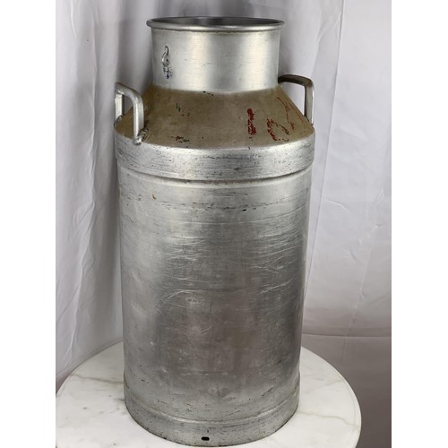 277 - 10 GALLON GALVANISHED MILK CHURN (NO LID)