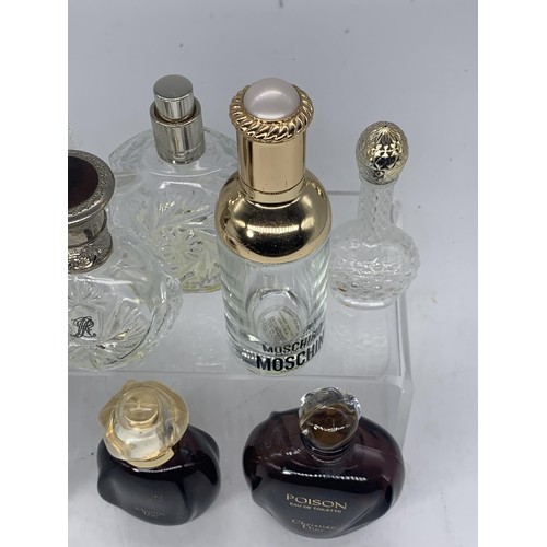 221 - LOT OF PERFUME BOTTLES TO INCLUDE RALF LAUREN