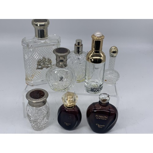 221 - LOT OF PERFUME BOTTLES TO INCLUDE RALF LAUREN