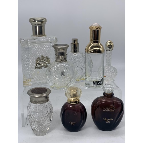 221 - LOT OF PERFUME BOTTLES TO INCLUDE RALF LAUREN