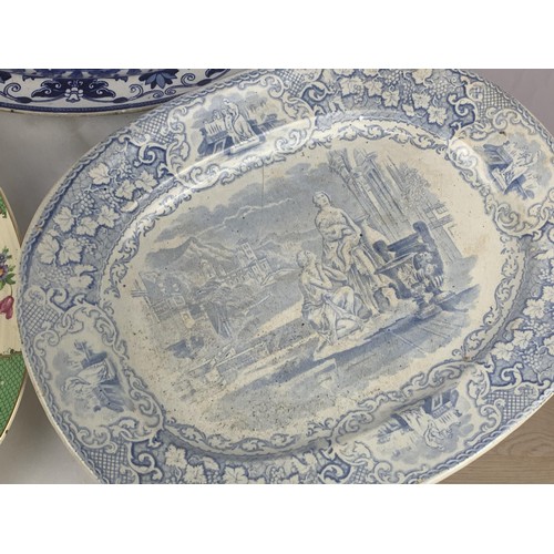 279 - 3 ASSORTED LARGE PLATTERS