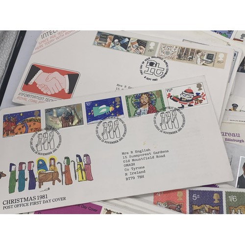 290 - OVER 140 1st DAY COVERS FROM 60s,70s,80s INCLUDING 1966 WORLD CUP