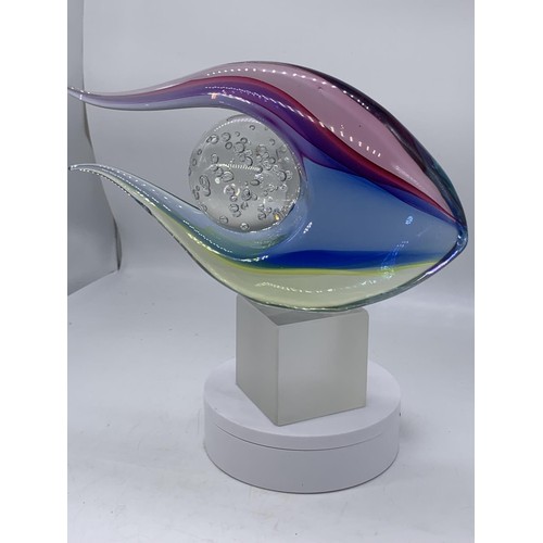 451 - AN ARS MURANO ELIO ROFFONLINI & ROBERTO CAMMOZZO ITALIAN DESIGNER STUDIO GLASS STATEMENT PIECE 11