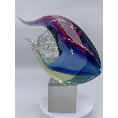 451 - AN ARS MURANO ELIO ROFFONLINI & ROBERTO CAMMOZZO ITALIAN DESIGNER STUDIO GLASS STATEMENT PIECE 11