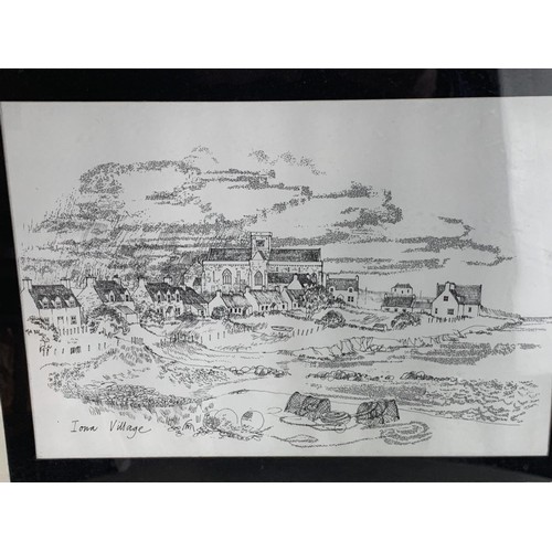 75 - IONA VILLAGE ETCHING