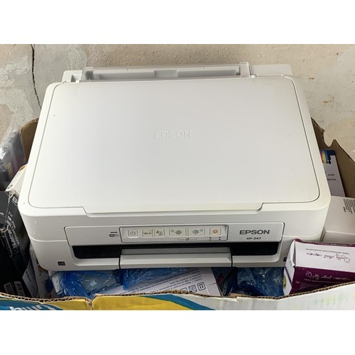 310 - A NEW INKJET PRINTER WITH NEW INK CARTRIDGES