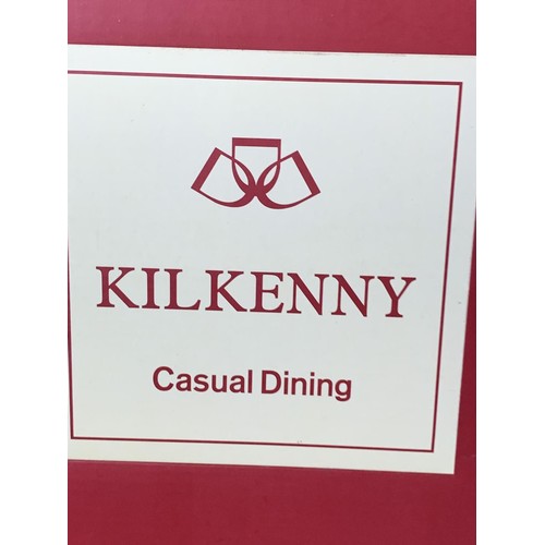 313 - A SET OF 6 FESTIVE KILKENNY WINE GLASSES IN ORIGIAL BOX