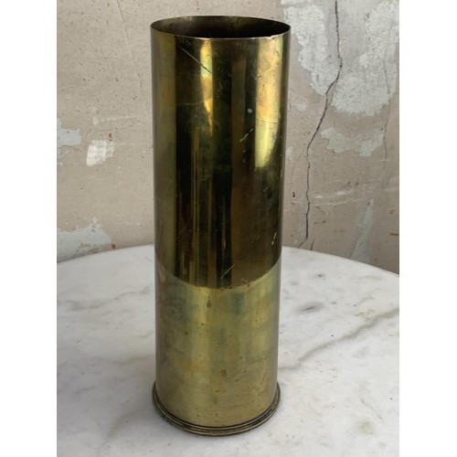 341 - A 1939 BRASS TANK SHELL 11