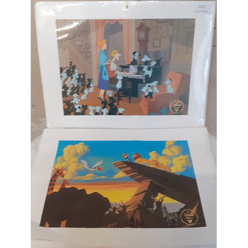 358 - 2 VINTAGE DISNEY LITHOGRAPHS