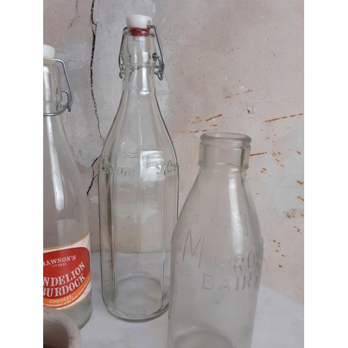 410 - QTY OF OLD BOTTLES