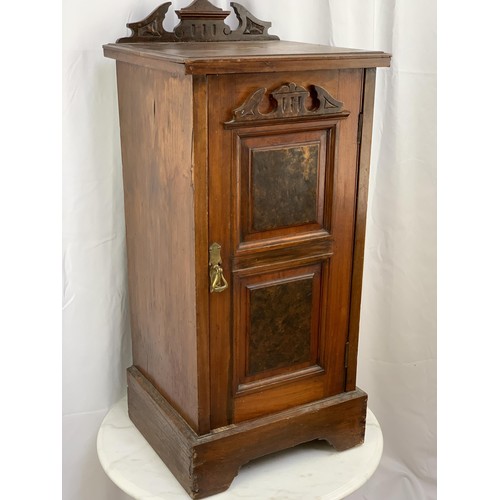 345 - A LATE VICTORIAN POT CUPBOARD