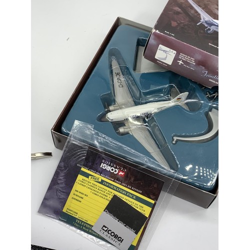 155 - A DOUGLAS DC3 LUFTHANSA  CORGI MODEL AIRPLANE