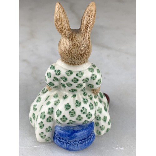 438 - A ROYAL DOULTON BUNNYKINS FIGURENE BUSY NEEDLES 3