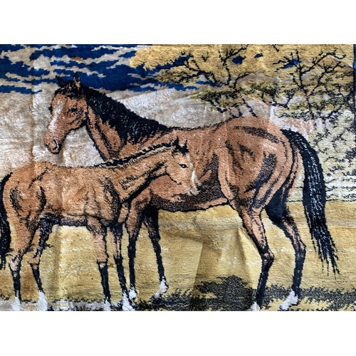 534 - A HORSE WALL HANGING 18 x 36