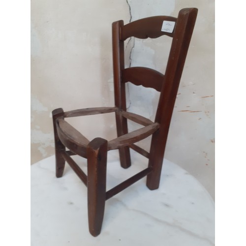 555 - MINI LADDER BACK CHAIR