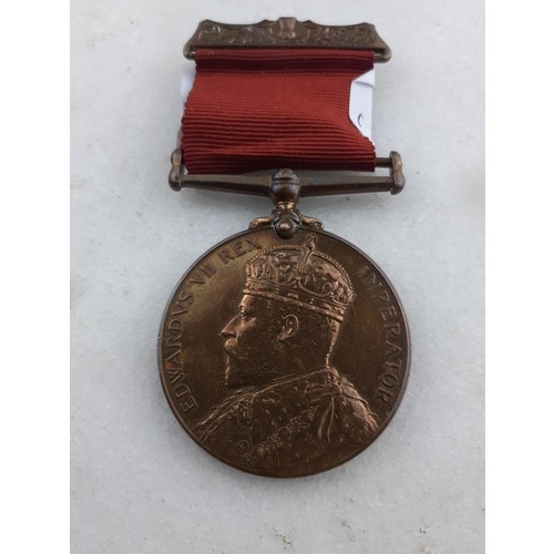 593 - 1903 EDWARD VII SCOTISH POLICE MEDAL CONSTABle W.J.IRVINE