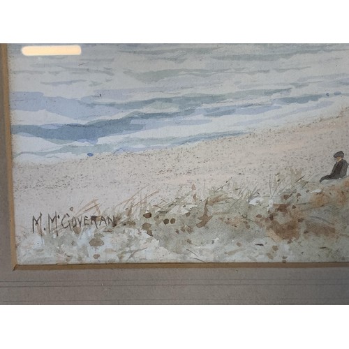 617 - WATERCOLOUR BY M.M.GOVERAN BALLYGALLY 18 x 15