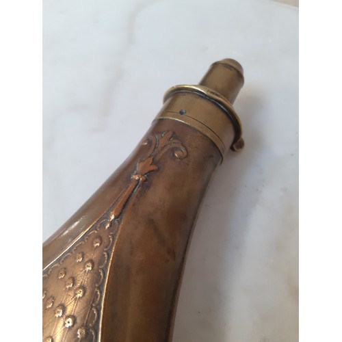 706 - COPPERR & BRASS POWDER FLASK