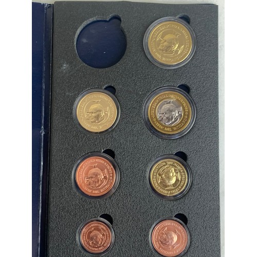 729 - CASED EURO COINS