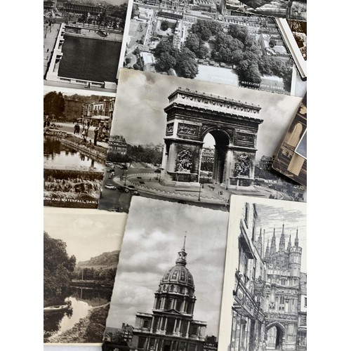 485 - A QUANTITY OF OLD POSTCARDS MOSTLY ENGLISH SCENES