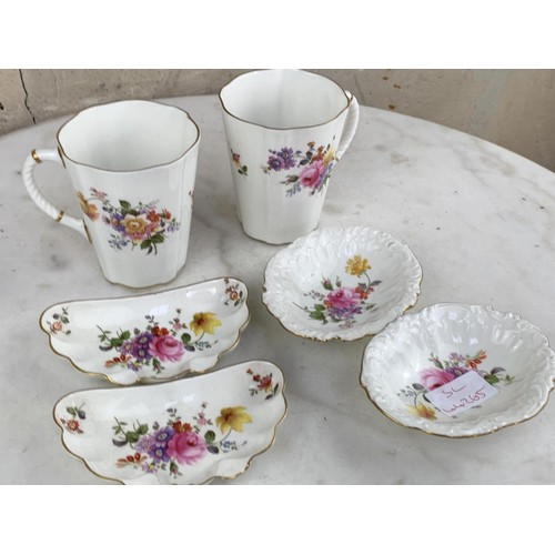 713 - 6 PIECES OF ROYAL CROWN DERBY