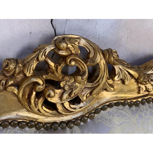 608 - ANTIQUE STYLE GILT FRENCH SOFA