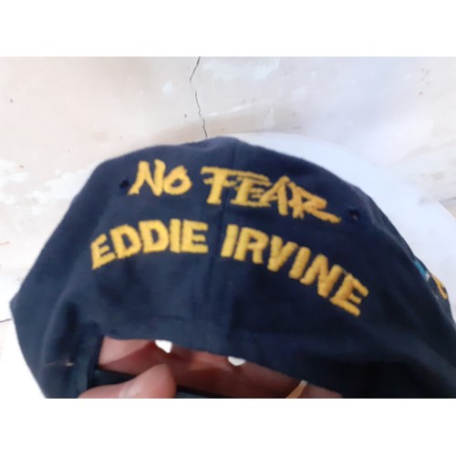 756 - SIGNED EDDIE IRVINE CAP