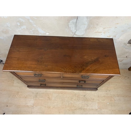 65 - AN EDWARDIAN 2/2 CHEST IN EXCELLENT CONDITION