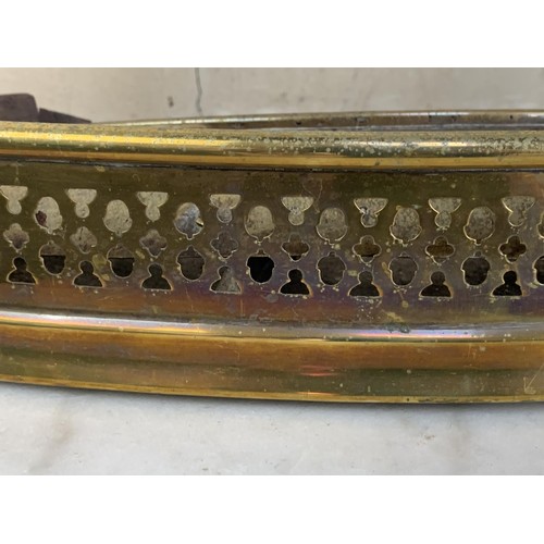 68 - BRASS FIRE GRATE