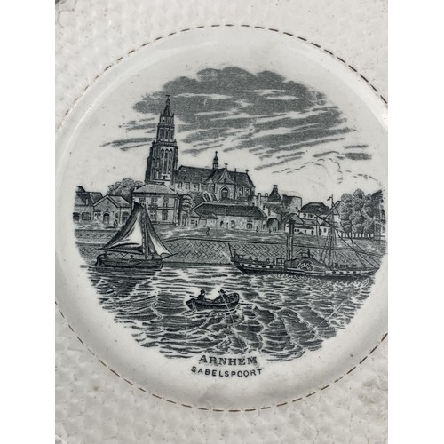 89 - A SET OF 6 P. REGOUT & CO MASTRICHT PLATES (C1870) NEDESLAND