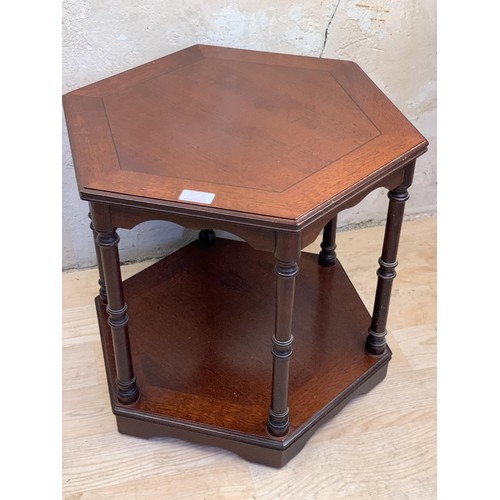 26 - A MAHOGANY SIDETABLE