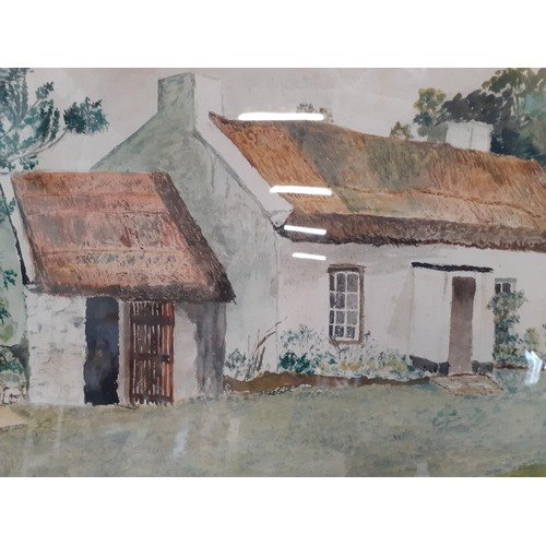 140 - THE COTTAGE WATER COLOUR 20 X 16