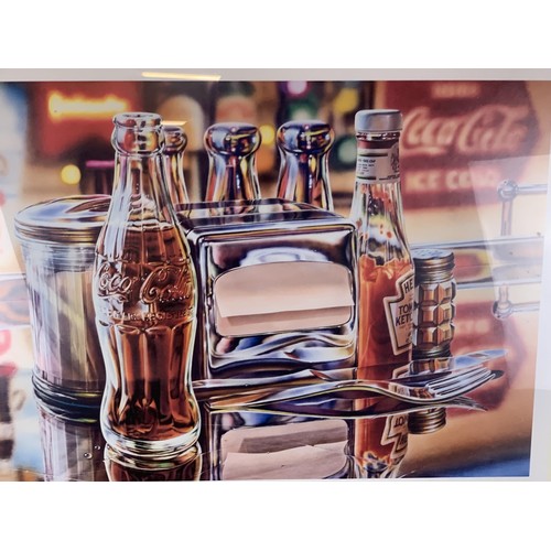 54 - VINTAGE COCA COLA PRINT 35 X 28