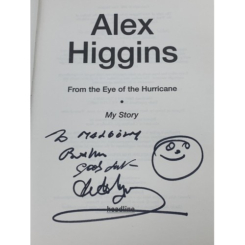 175 - SIGNED FIRST EDITION ALEX HIGGINS BOOK