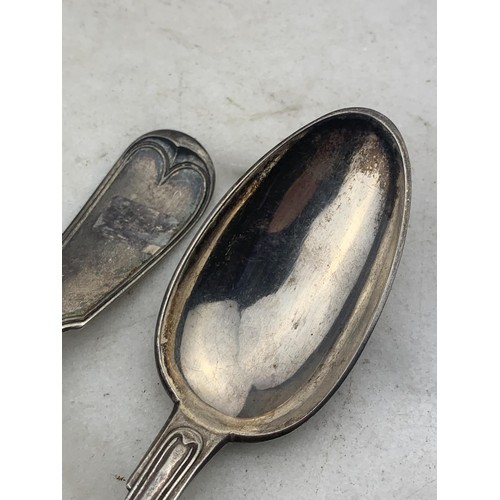 203 - 2 SILVER SPOONS 120.4gms