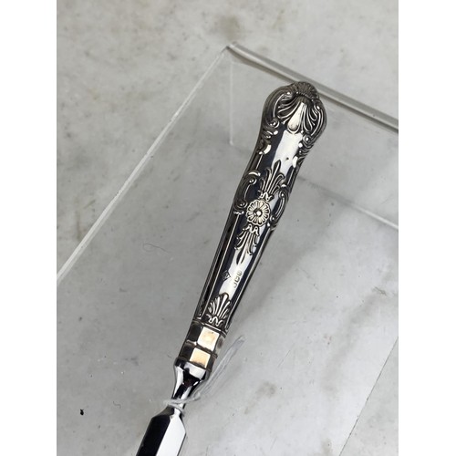 213 - SHEFFIELD SILVER HANDLED LETTER OPENER 37.8gms