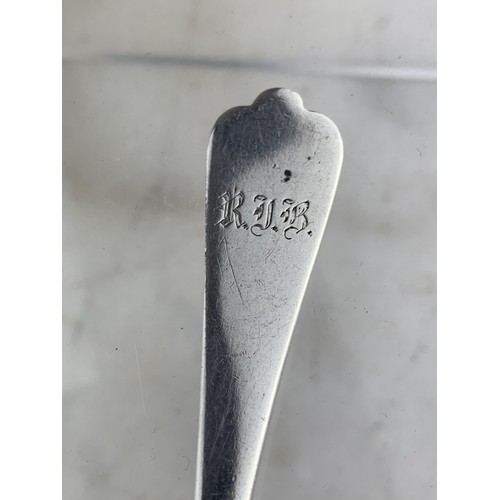 227 - A SHEFFIELD SILVER SPOON 22.8GRAMS