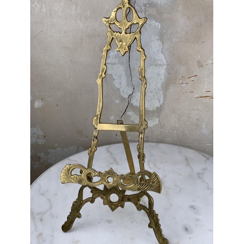 378 - ORNATE LARGE BRASS STAND 19