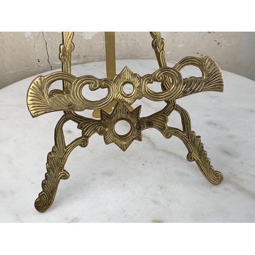 378 - ORNATE LARGE BRASS STAND 19