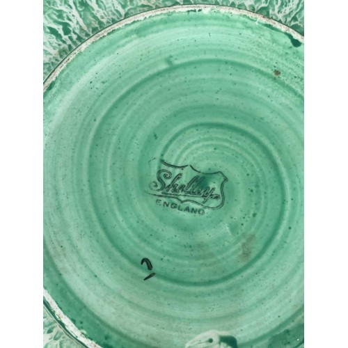 481 - A SHELLEY BOWL WITH UNUSUAL DRIZZLE PRINT 6