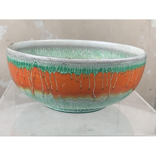 481 - A SHELLEY BOWL WITH UNUSUAL DRIZZLE PRINT 6