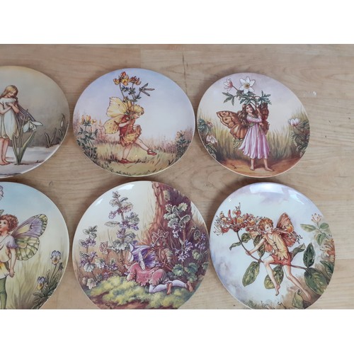 109 - A COMPLETE SET OF 12 COLLECTORS PLATES THE ENCHANCING WORLD OF THE FLOWER FAIRIES BY CICELY MARY BAR... 