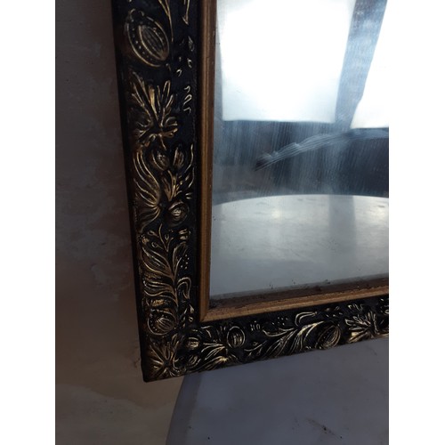 134 - ORNATE GILT FRMAED MIRROR 22 X 31