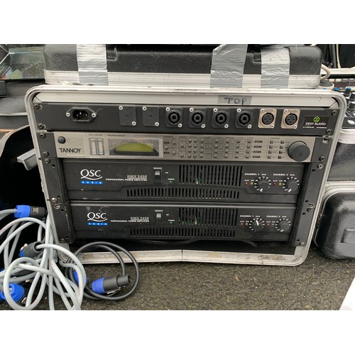 500A - LARGE QTY OF DJ EQUIPMENT TO INCLUDE TANNOY DIGITAL SYSTEM CONTROLLER, DENON DN-X500 MIXINGDECK, TAN... 