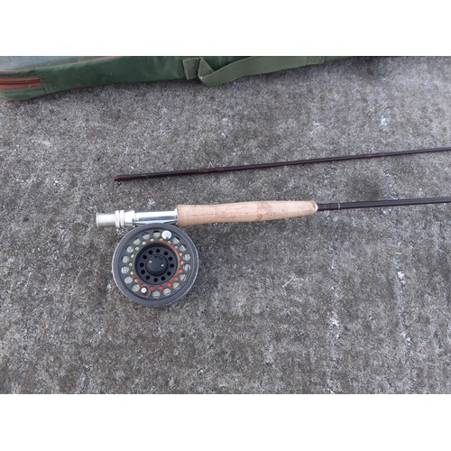 58 - FLY ROD AND REEL IN COVER