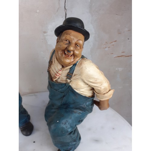 147 - LAUREL & HARDY FIGURINES 14